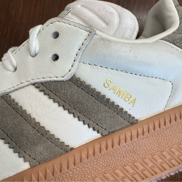 Adidas Samba XLG Magic Beige/Army Green Gum Men’s Size 10 - Picture 5 of 10